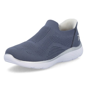 Pantofi dama Rieker M5072-10-Albastru sport textil cu talpa joasa albastru