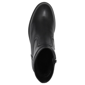 Cizme barbati Nicolis 41907-Negru casual piele naturala lungi imblanite cu toc negru