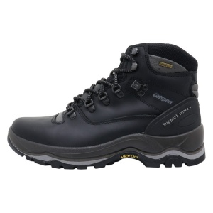 Ghete barbati, Grisport, 838443-11205D50G-Negru, sport, piele naturala, impermeabil, cu talpa groasa, negru