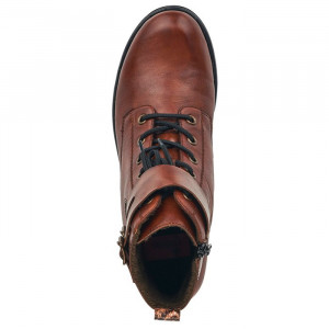 Ghete dama Rieker 77824-25-Maro casual piele naturala cu toc maro