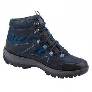 Ghete dama Waldlaufer 471974-501-954-Holly-Albastru-Inchis sport piele naturala impermeabil cu talpa joasa albastru inchis