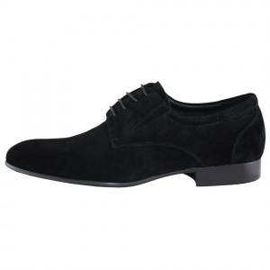Pantofi barbati, Alberto Clarini, C211-501F-Negru, elegant, piele intoarsa, cu toc, negru