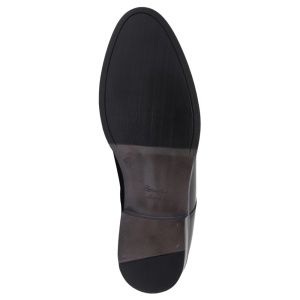 Pantofi barbati Nicolis 208402-Negru eleganti piele naturala cu toc negru