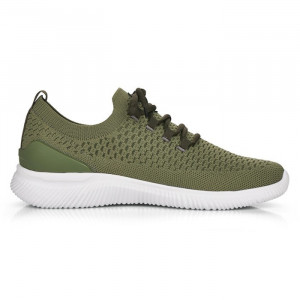 Pantofi barbati Rieker 07402-54-Verde sport textil cu talpa joasa verde