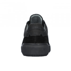 Pantofi barbati Waldlaufer 724006-250-001-H-Johann-Negru casual piele intoarsa cu talpa groasa negru