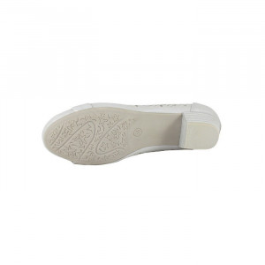 Pantofi dama Marco Tozzi 2-22505-26-296-Gri casual piele ecologica cu toc gri