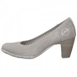 Pantofi dama s.Oliver 5-22405-20-210-Gri casual textil cu toc gri