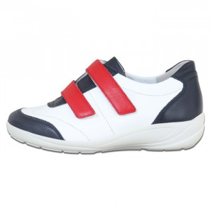 Pantofi dama, Semler, 32-406-1-Alb, casual, piele naturala, cu talpa joasa, alb