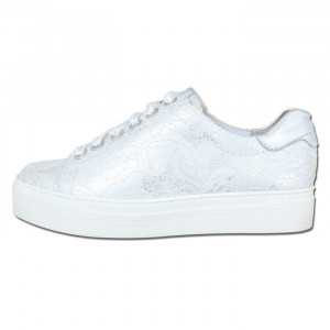 Pantofi dama, Semler, 62-787-5-Argintiu, casual, piele naturala, cu talpa joasa, argintiu