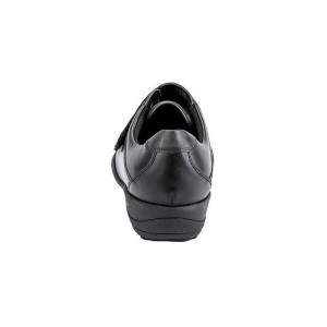 Pantofi dama Waldlaufer K01304-300-001-Katja-Negru casual piele naturala ortopedici cu talpa joasa negru