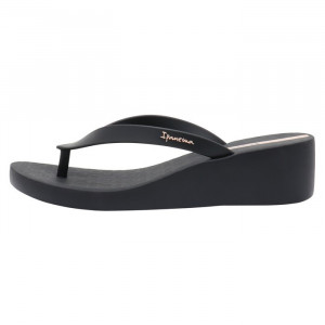 Papuci dama, Ipanema, 26748-20766-Negru, de plaja, sintetic, cu platforma, negru