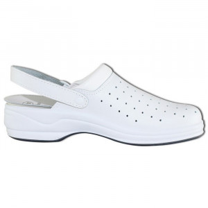 Saboti Scholl New-Bonus-F21904-1065-Alb profesionali piele naturala ortopedici cu platforma alb
