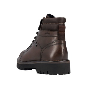 Ghete barbati Rieker 30420-25-Maro casual piele naturala impermeabil imblanite cu toc maro