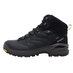 Ghete, Grisport, 876900-15203D44G-Negru, sport, piele naturala, impermeabil, cu talpa groasa, negru