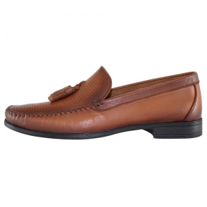 Mocasini barbati, Dogati, 7005-1-Maro, casual, piele naturala, cu toc, maro