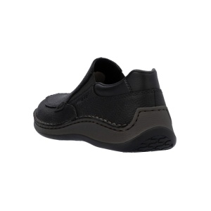 Pantofi barbati Rieker 05292-00-Negru casual piele naturala cu talpa joasa negru