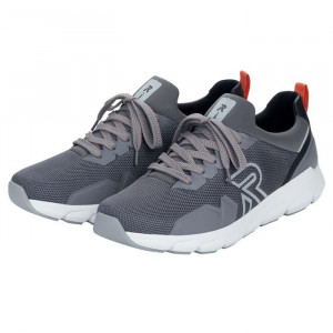 Pantofi barbati Rieker 07802-45-Gri sport textil cu talpa groasa gri