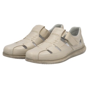 Pantofi barbati Rieker 10453-60-Bej casual piele naturala perforati cu talpa joasa bej