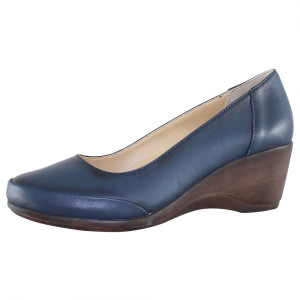 Pantofi dama Dogati 5055-V-Albastru casual piele naturala cu platforma albastru