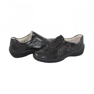Pantofi dama Waldlaufer 312502-143-216-Hesna-Maro casual piele naturala cu talpa joasa maro