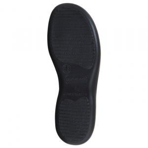 Saboti barbati Fly Flot P7-118-FB-Negru de casa textil ortopedici cu talpa joasa negru