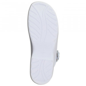 Saboti Scholl Clog-Racy-F23927-1065-Alb profesionali piele naturala ortopedici cu platforma alb