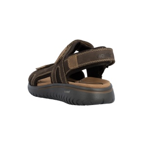Sandale barbati Rieker 26450-26-Maro casual piele naturala cu talpa groasa maro