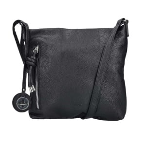 Geanta dama, Rieker, H1073-00-Negru, de umar, crossbody, piele ecologica, casual, cu accesorii metalice, negru