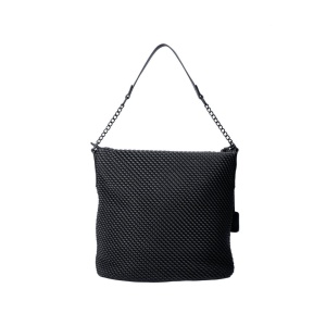 Geanta dama Rieker H1331-00-Negru de umar de mana piele ecologica casual cu accesorii metalice negru