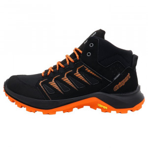 Ghete barbati, Grisport, 822829-14725R7G-Negru, sport, piele ecologica, impermeabil, cu talpa joasa, negru
