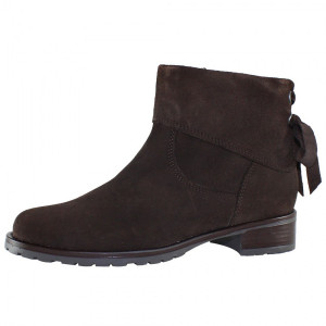 Ghete dama Elvis 432-2-Maro casual piele intoarsa cu toc maro