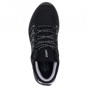 Ghete dama Grisport 821810-14727R6G-Negru sport piele ecologica impermeabil cu talpa joasa negru