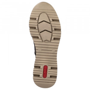Ghete dama Rieker N6355-90-Maro casual piele naturala cu platforma maro