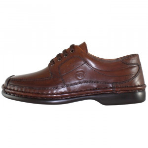 Pantofi barbati, Gitanos, 220-S-Maro, casual, piele naturala, cu talpa joasa, maro