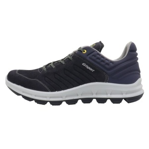 Pantofi barbati, Grisport, 868280-44401V3-Albastru-Inchis, sport, piele naturala, perforati, cu talpa joasa, albastru inchis