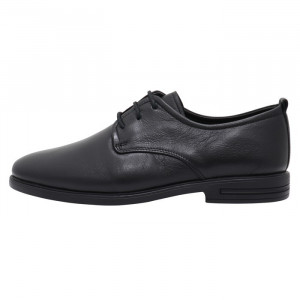 Pantofi barbati, Otter, OT99391-01-N-Negru, elegant, piele naturala, cu toc, negru
