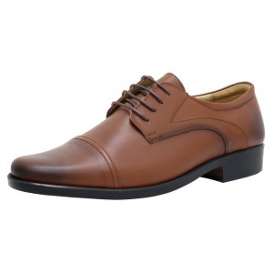 Pantofi barbati Pieton ADI-S-Maro elegant piele naturala cu toc maro
