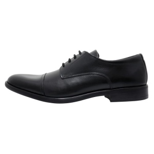 Pantofi barbati, Silesco, 121-T-S-Negru, elegant, piele naturala, cu toc, negru