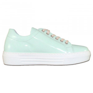 Pantofi dama Gabor 34-404-0-Verde casual piele naturala cu talpa joasa verde