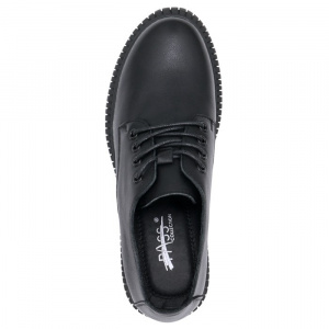 Pantofi dama Pass Collection J8B21601-01-N-Negru casual piele naturala cu toc negru