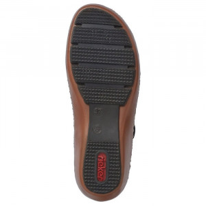 Pantofi dama Rieker 44875-00-Negru casual piele naturala cu talpa joasa negru