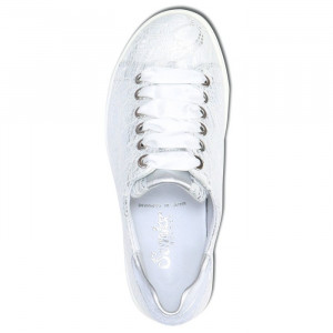 Pantofi dama Semler 62-787-5-Argintiu casual piele naturala cu talpa joasa argintiu