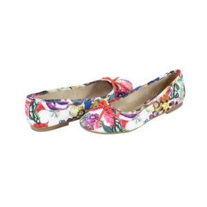 Balerini dama, s.Oliver, 5-22103-24-Multicolor, casual, textil, cu talpa joasa, multicolor
