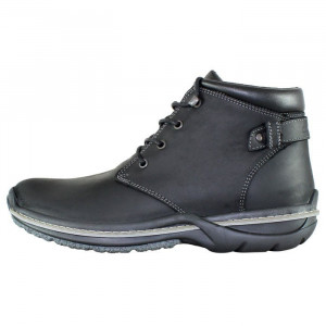 Ghete barbati, Bit Bontimes, 671-Glow-Negru, casual, piele naturala, cu talpa joasa, negru