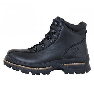 Ghete barbati, Bit Bontimes, 745-Biork-Negru, casual, piele naturala, cu talpa groasa, negru