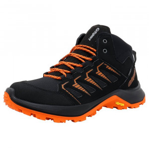 Ghete barbati Grisport 822829-14725R7G-Negru sport piele ecologica impermeabil cu talpa joasa negru