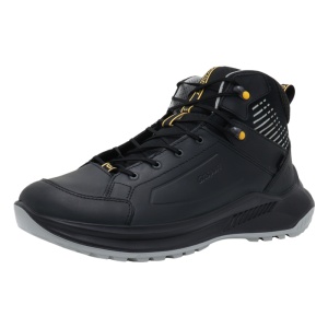 Ghete barbati Grisport 905762-15507D22T-Negru sport piele naturala impermeabil cu talpa groasa negru