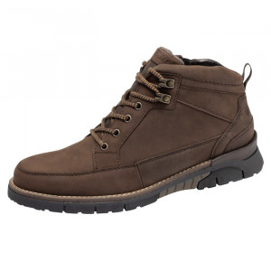 Ghete barbati Waldlaufer 714801-158-216-H-Markus-Maro casual piele naturala cu talpa joasa maro