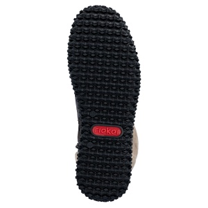 Ghete dama Rieker Z4203-25-Maro casual piele ecologica impermeabile imblanite cu talpa joasa maro