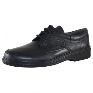 Pantofi barbati Otter OT27814-01-N-Negru casual piele naturala cu talpa joasa negru